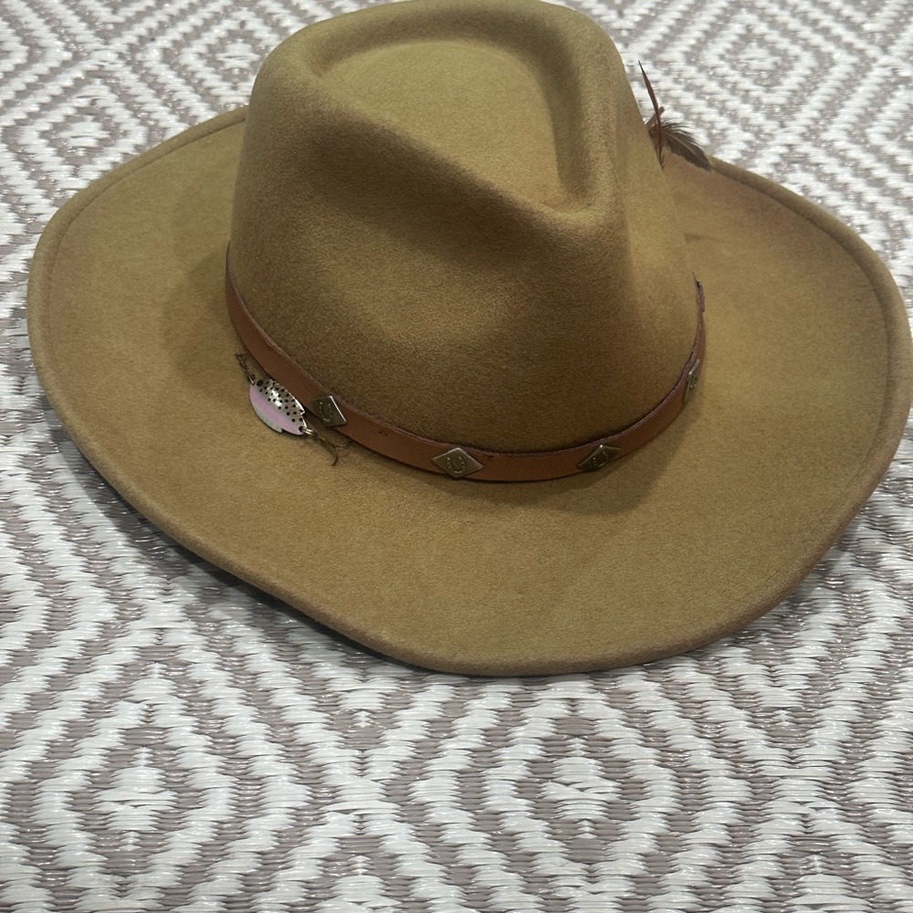 Outback Trading Company Wide Open Spaces Western 100% Wool Hat Mens L